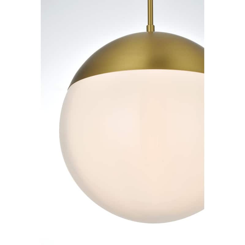 Frosted White Glass 1-light Pendant