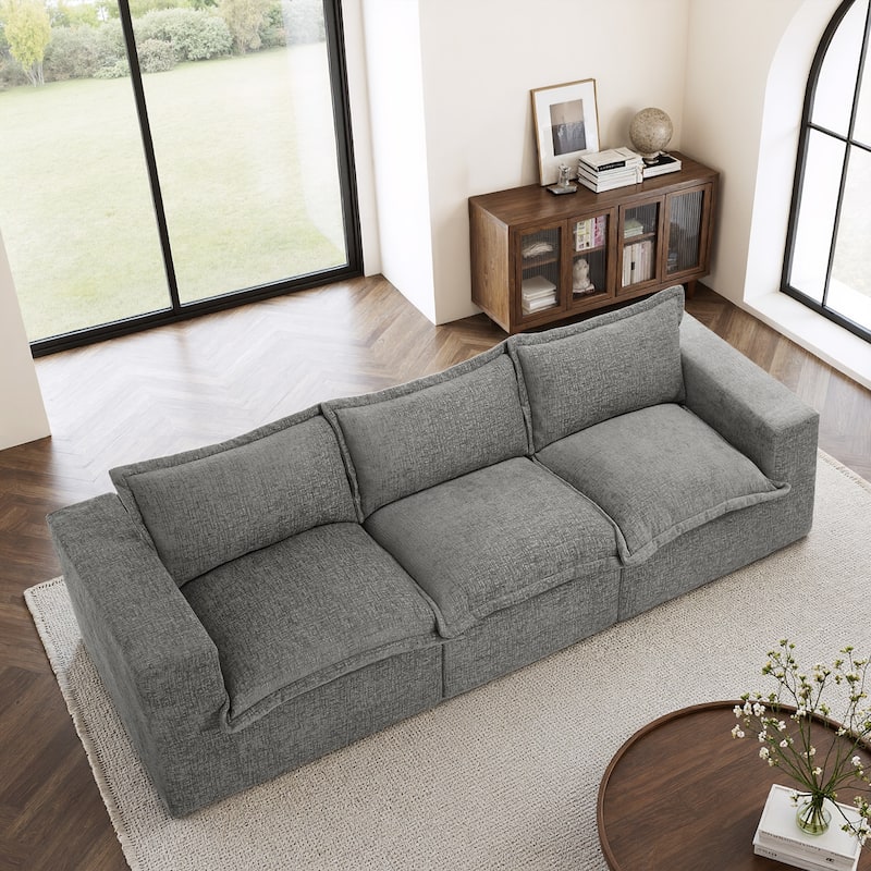 Comfy Cloud Couch Plush Modular Sectional Sofa For Living Room