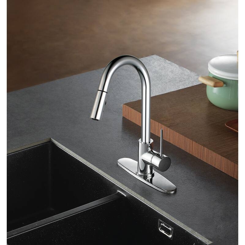 Kingston Brass Essex Double-Handle Wall-Mount Pre-Rinse Bridge Kitchen Faucet