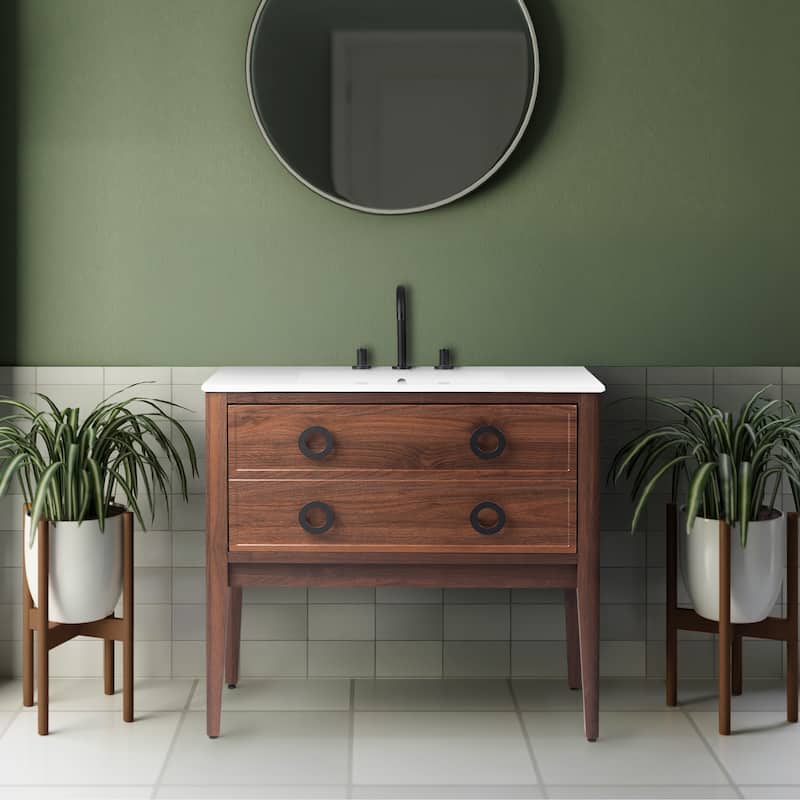 Corbin Classic 1-Drawer Bath Vanity Base Only (Sink Basin Not Included)