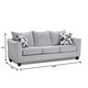preview thumbnail 6 of 4, Roundhill Furniture Duleek Upholstered Stationary Sofa, Herringbone Silver