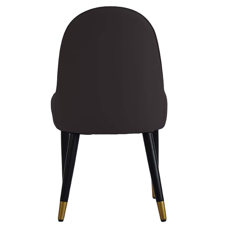 Set of 2 Modern Upholstered PU Leather Dining Chair