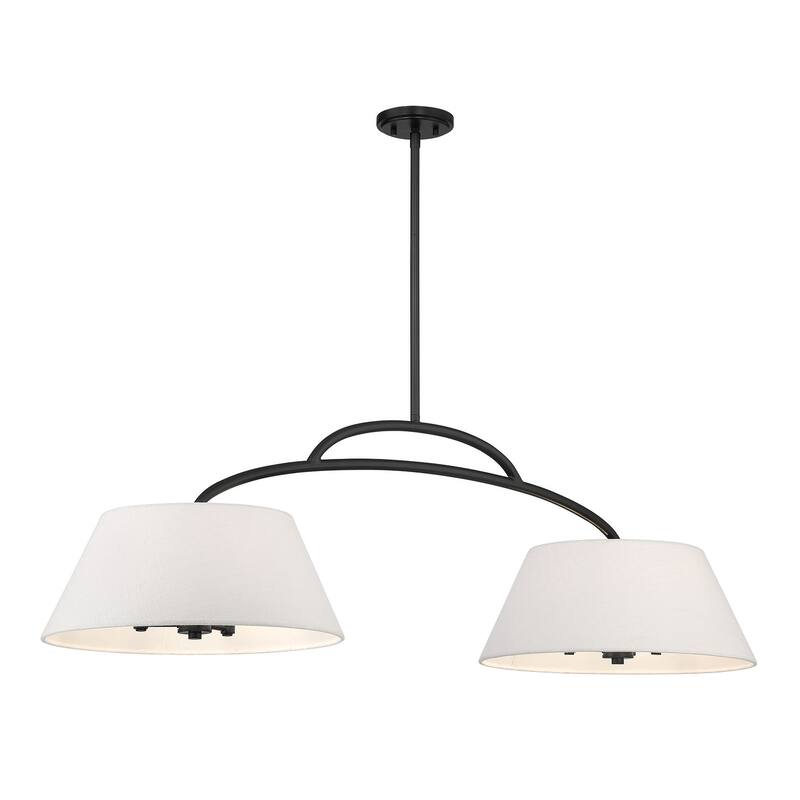 Minka Lavery 5398 Headington 6 Light 48" Wide Chandelier - Coal