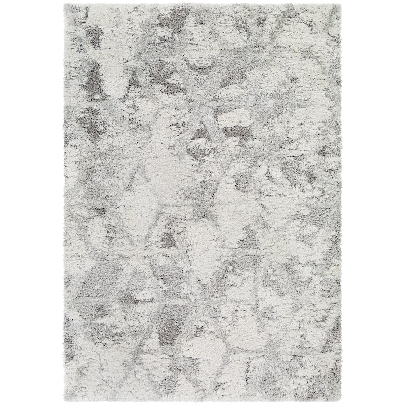 Livabliss Rosanna Distressed Boho Plush Shag Area Rug