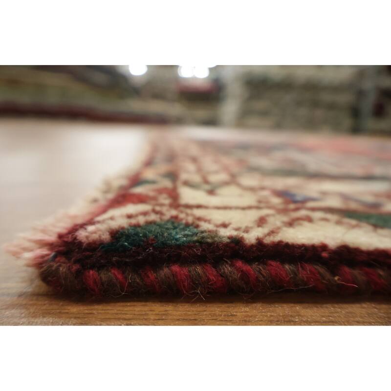 Hand Knotted Oriental 100% Wool Carpet Traditional Tribal Red Shiraz Area Rug - 7' 6'' X 4' 1''