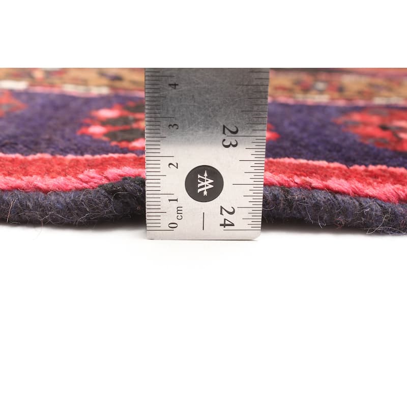 ECARPETGALLERY Hand-knotted Andelz Red Wool Rug - 4'2 x 6'8