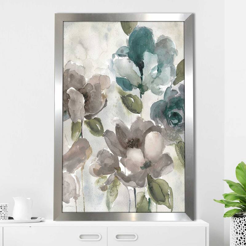 "Topaz Garden II (Vertical)" by Carol Robinson Print on Acrylic