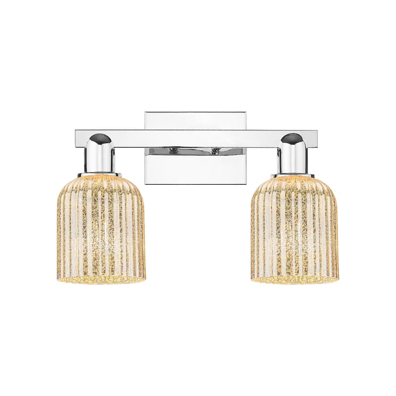 Innovations Lighting Downtown Urban - Bridal Veil - 2 Light 16" Bath Vanity Ligh