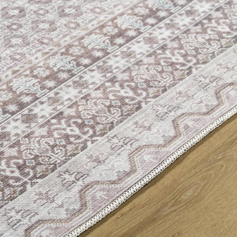 Our PNW Home x Livabliss Rainier Cottage Border Washable Area Rug