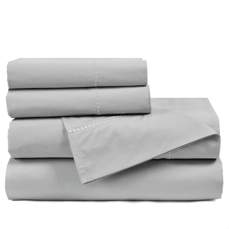 Lush Decor Aria Dots 6 Piece Sateen Cotton Sheet Set
