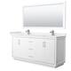 Option White / White Quartz Top / Brushed Nickel Hardware