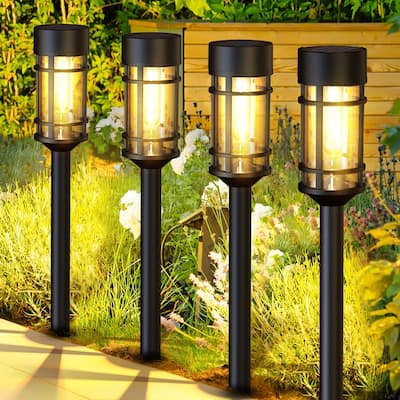 8 Pack Solar Pathway Lights Outdoor, Waterproof Solar Lights Outdoor