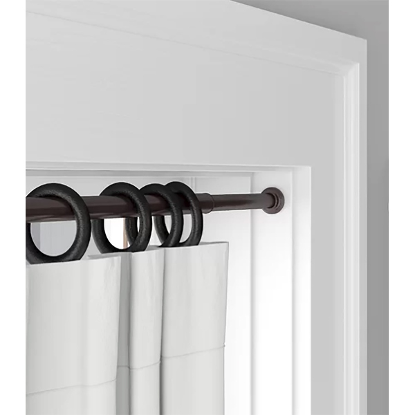Tension rod curtains discount