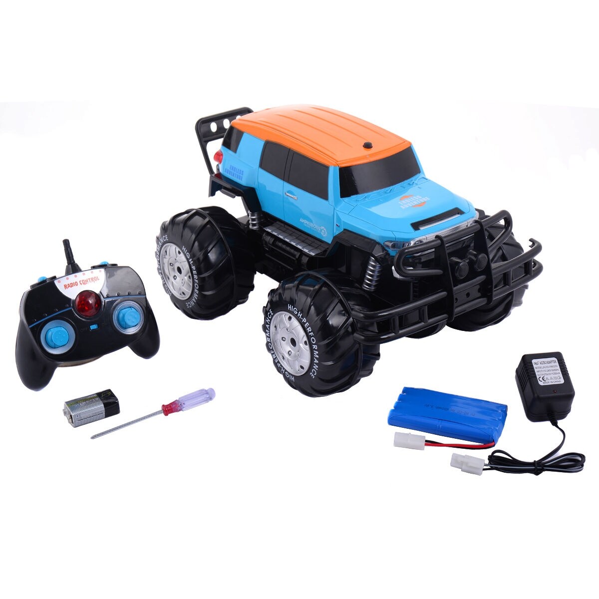 remote control water and land truck