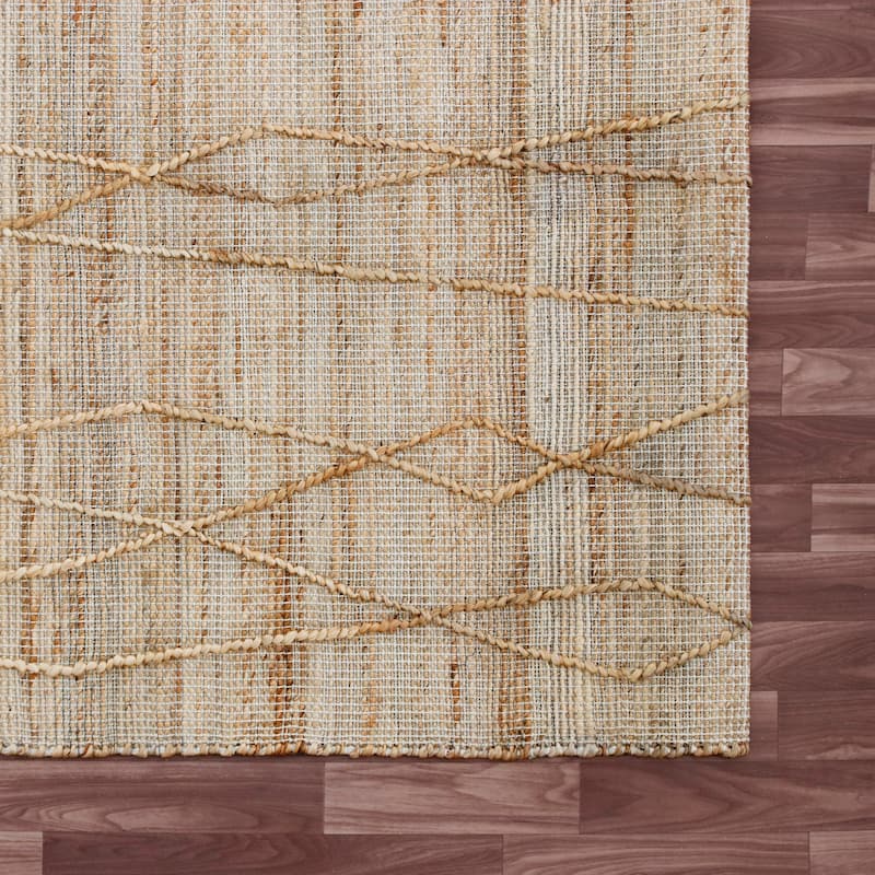 Sevita Natural Abstract Modern Area Rug