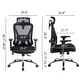 preview thumbnail 4 of 4, Ergonomic Mesh Computer Chair Office Chair With 3D Headrest Lumbar Support 5 Wheels - N/A