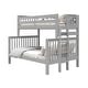 preview thumbnail 11 of 26, Taylor & Olive Trillium Twin over Full Bunk Bed with End Ladder