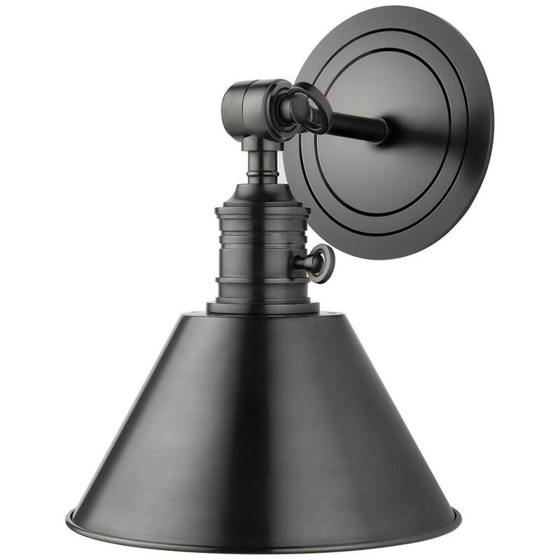 Hudson Valley Lighting Garden City 17" Tall Wall Sconce - Aged Brass