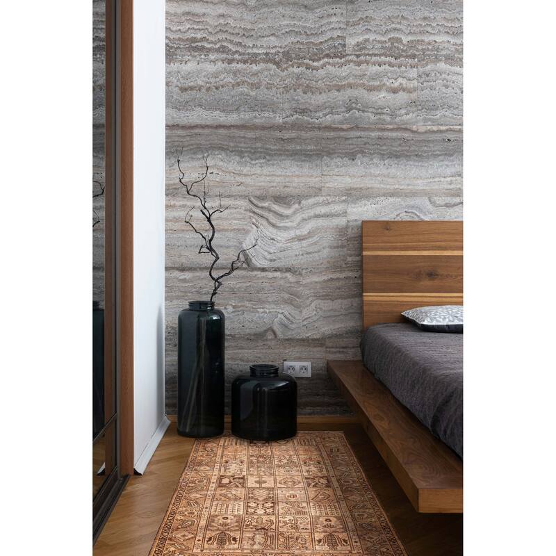 ECARPETGALLERY Hand-knotted Antalya Vintage Brown, Copper Wool Rug - 5'1 x 9'5