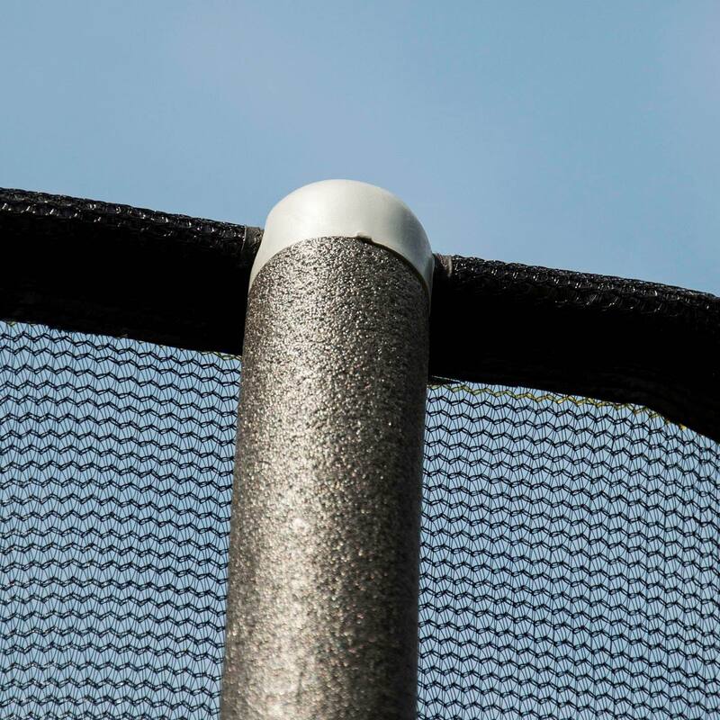 JumpKing JK15VC2 15 Foot Outdoor Trampoline & Safety Net Enclosure Kit, Blue - 178.2