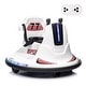 preview thumbnail 11 of 18, Electric Ride On Bumper Car, Remote Control Ride On Car with LED Lights, 360-Degree Spin, Indoor and Outdoor Fun for Toddlers White