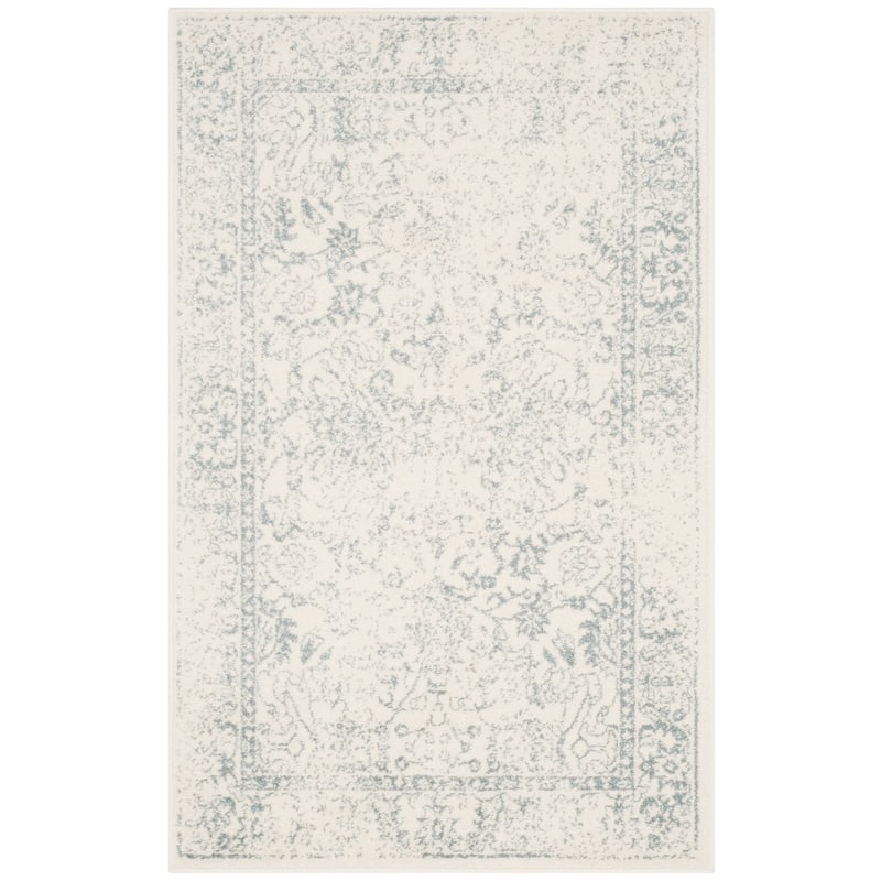 SAFAVIEH Adirondack Riin Rustic Shabby Chic Distressed Rug - 3' x 5' - Ivory/Slate