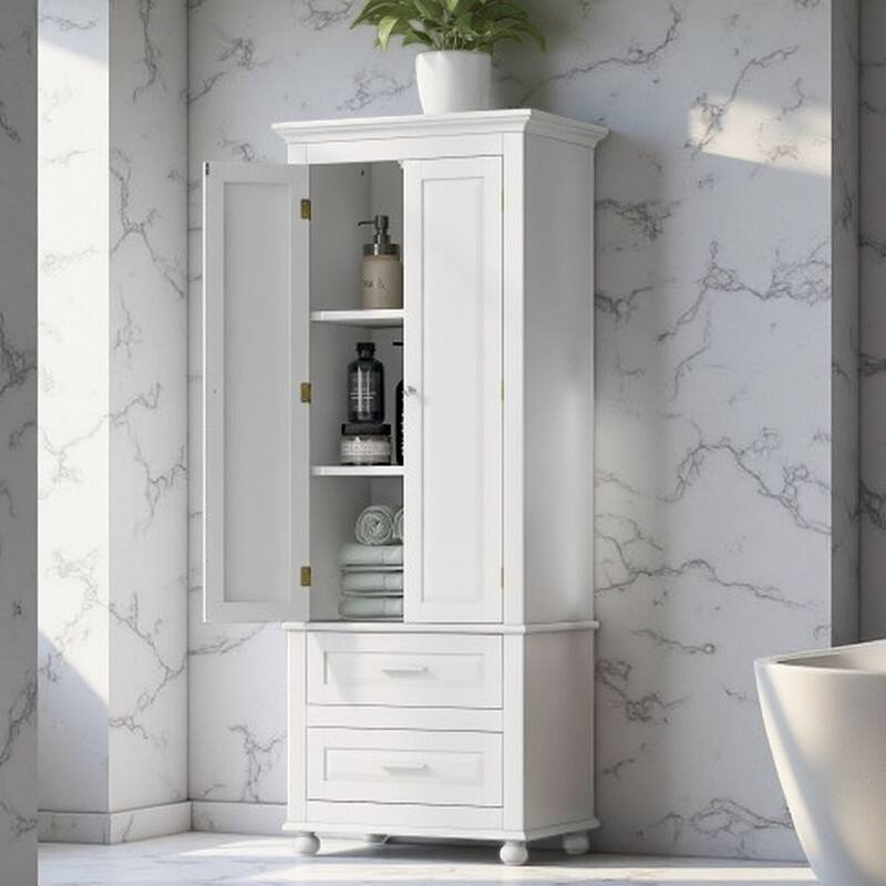 Option White 2 Drawers