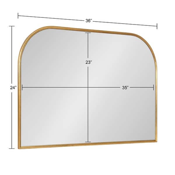 Kate And Laurel Caskill – Specchio Da Parete Sottile Ad Arco Oro – 20x96 Cm – Specchio Glam Per Ingresso, Soggiorno E Camera Da Letto