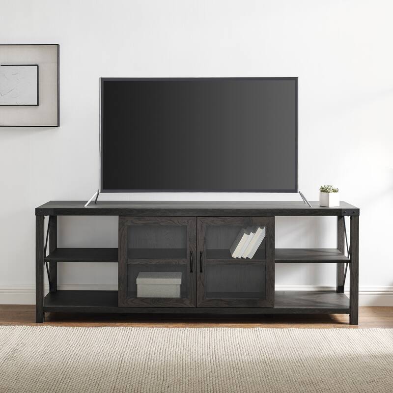 Middlebrook 70-inch Metal X-Accent TV Console