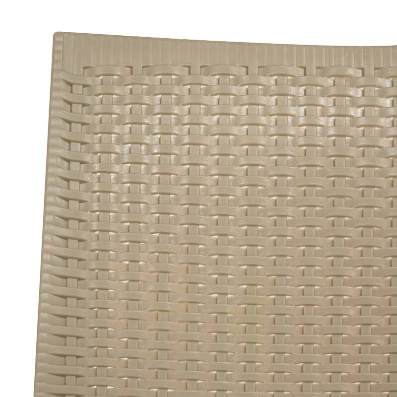 Mace Outdoor Wicker-Style Weather-Resistant and Stackable Dining Chair for Patios, Cafes, Indoor and Outdoor