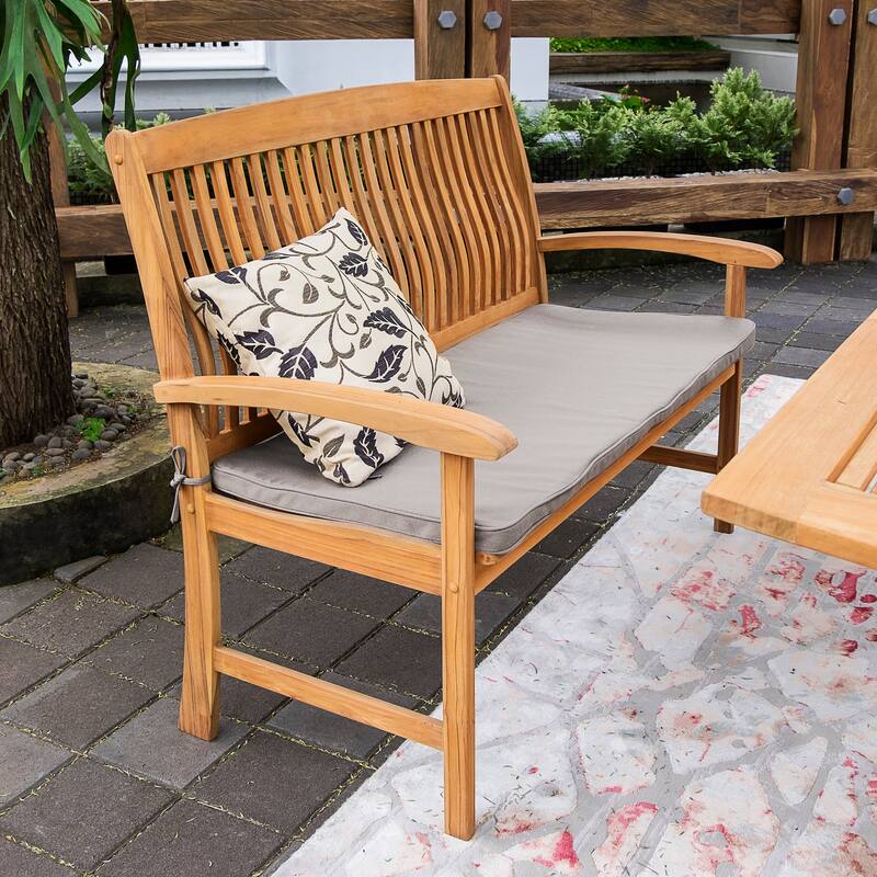 Cambridge Casual Leon 6-Piece Teak Patio Extendable Dining Set