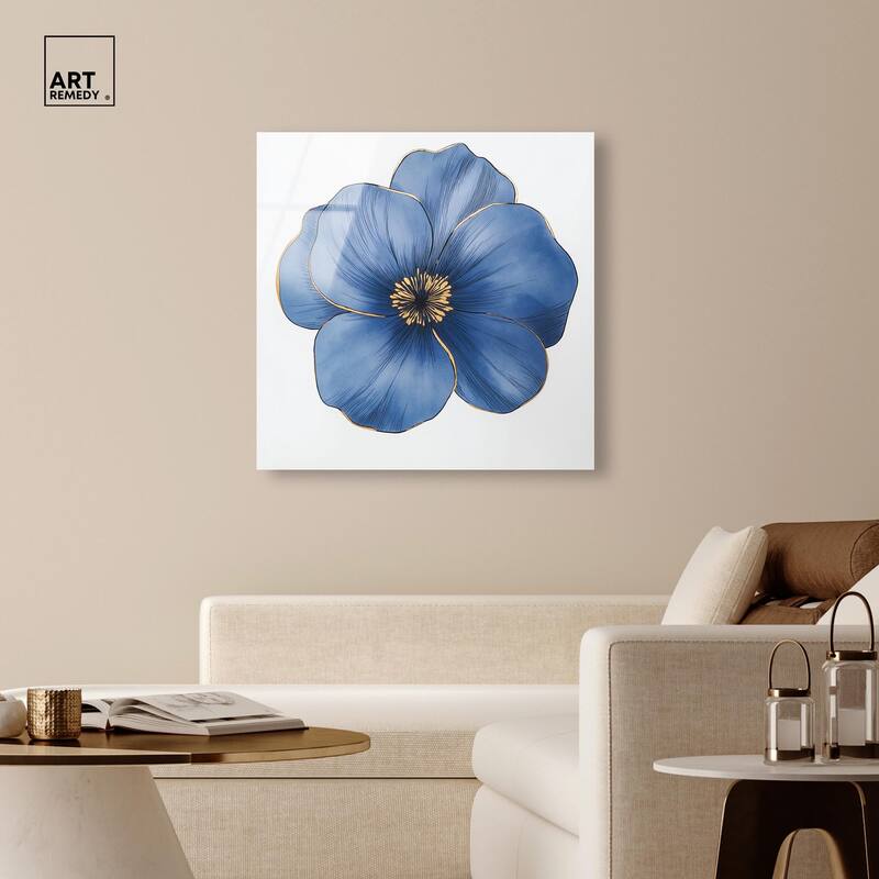 Blue Brilliance II Acrylic by Art Remedy, Ready to Hang
