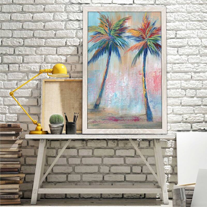 "Color Pop Palms" by Nan I Print on Acrylic