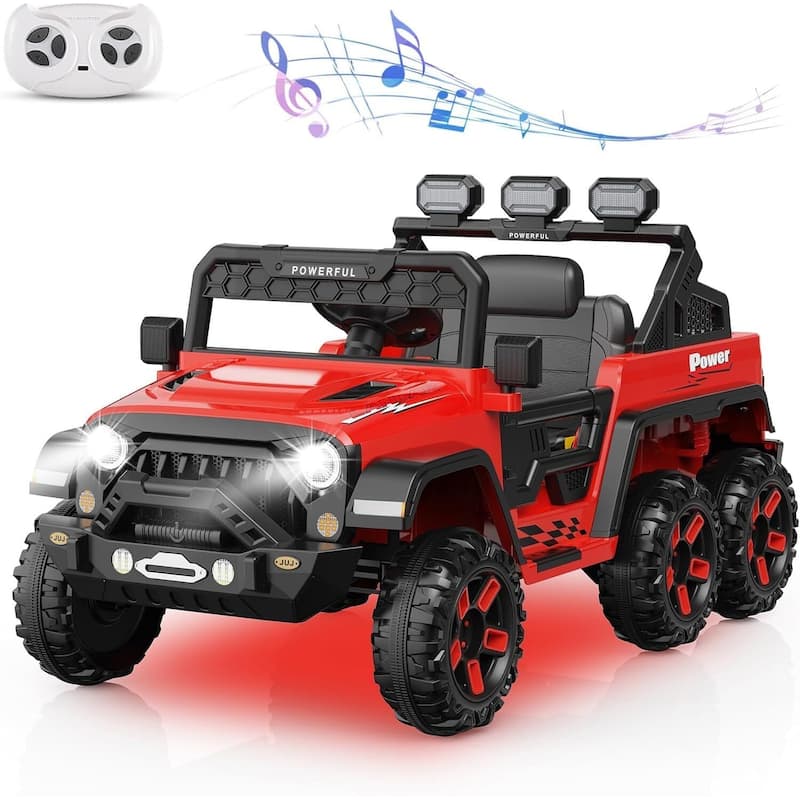 24V Power Wheels for Kids, - Red