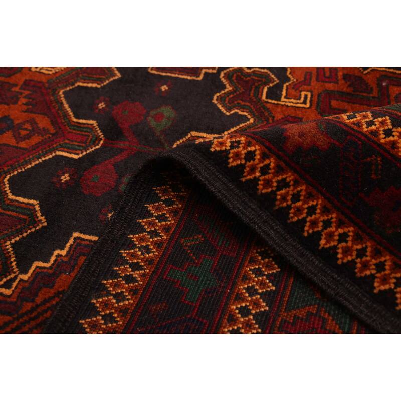 ECARPETGALLERY Hand-knotted Teimani Black Wool Rug - 4'0 x 6'7