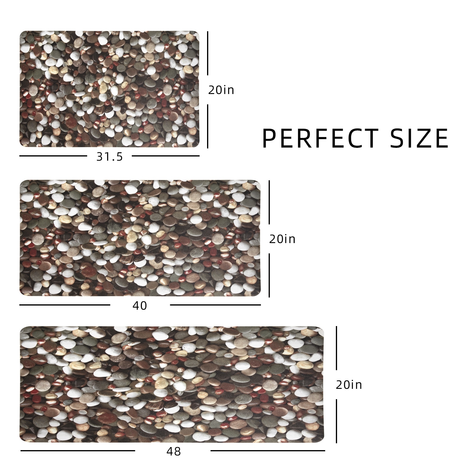 Long Thin Kitchen Mat Anti Slip Waterproof Oilproof Carpet