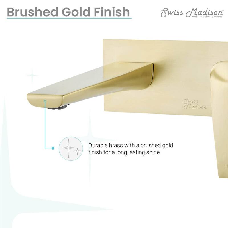 Voltaire Single-Handle Wall-Mount Bathroom Faucet
