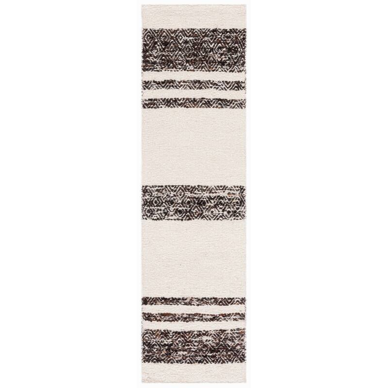 SAFAVIEH Handmade Natura Sanae Stripe Wool Rug