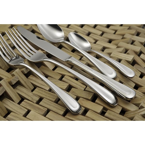 slide 2 of 4, Oneida 18/0 Stainless Steel Acclivity Dessert/Salad Forks (Set of 12)
