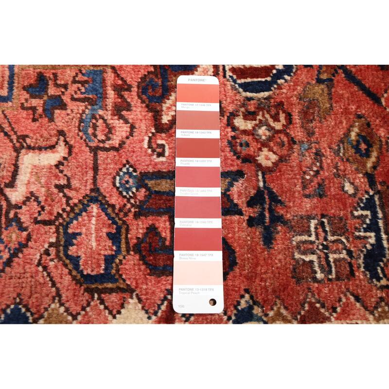 ECARPETGALLERY Hand-knotted Sarabi Dark Copper Wool Rug - 6'6 x 9'6