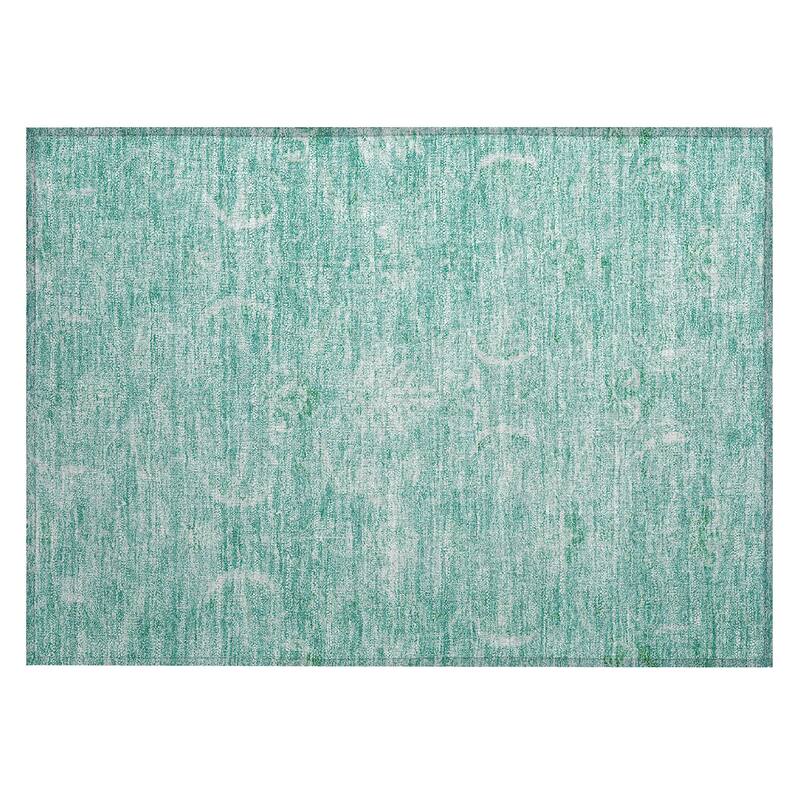 Machine Washable Indoor/ Outdoor Boho Traditional Chantille Rug