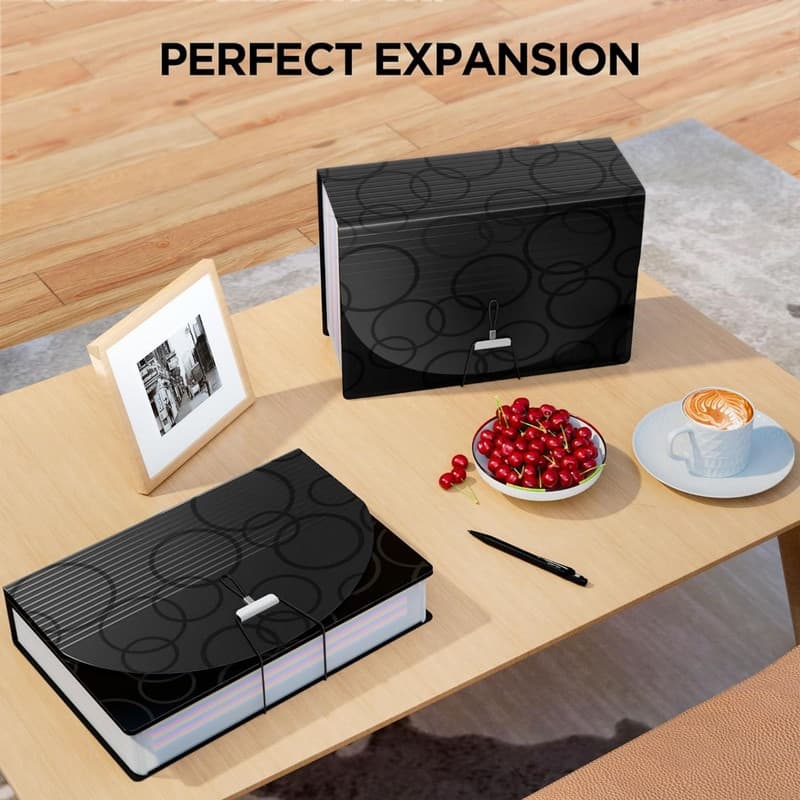 File Organizer 26 Pockets Expanding File Folder