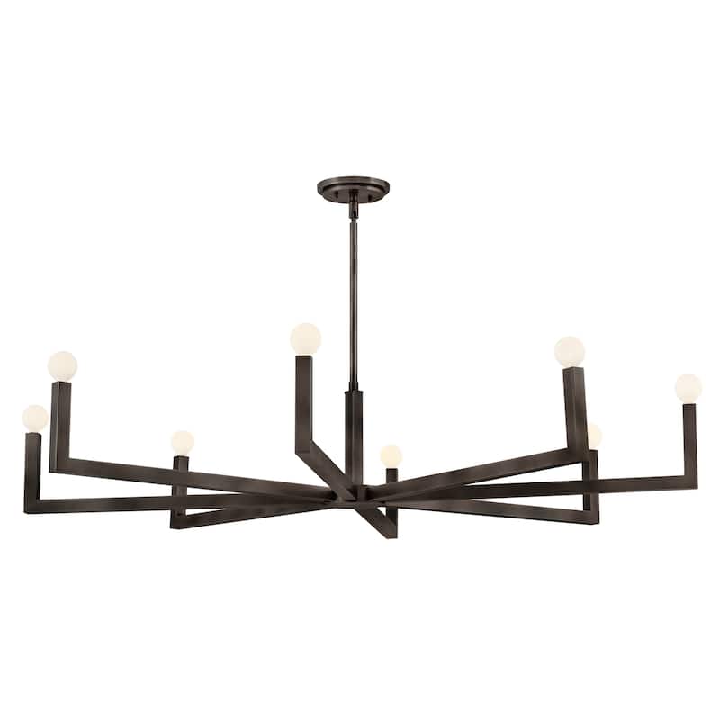 Hinkley Lighting 45049 Ezra 50" Wide 8 Light Chandelier
