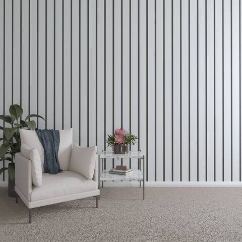 Adjustable PVC Slat Wall Panel Kit Slats, Unfinished
