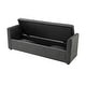 preview thumbnail 35 of 69, Franco Modern Upholstered Storage Bench with Two Throw Pillows and Thick Padded Cushion