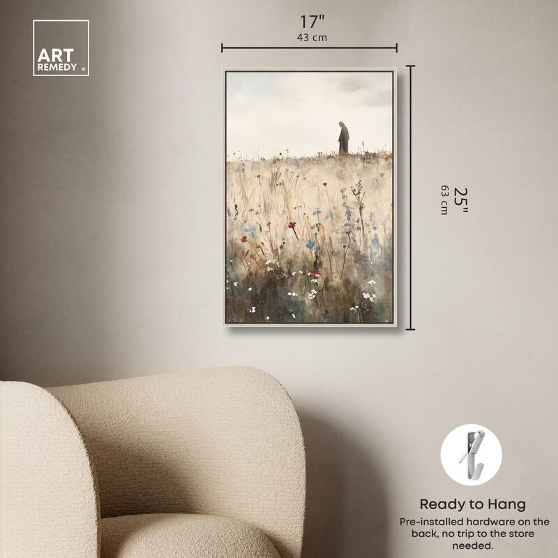Ambling Monk Canvas by Art Remedy