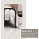 preview thumbnail 34 of 53, Alazyhome Sturdy Metal Platform Bed Frame