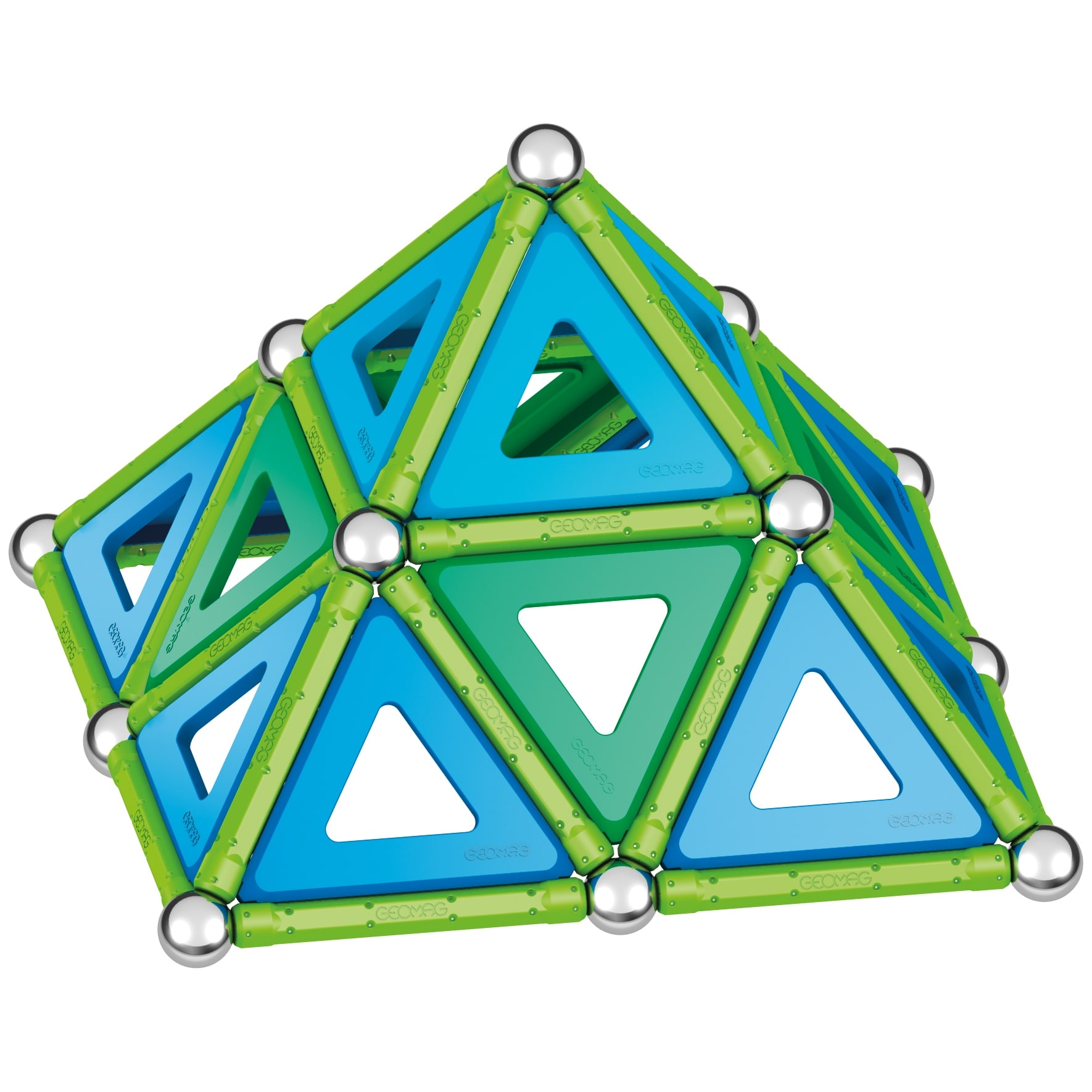 Geomag Classic Panels Magnetic Building Set, Green Line Color, 114