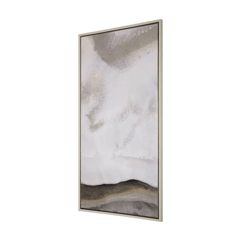 Sandy Waves I (40 x 80) Framed Canvas Art Print