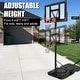 preview thumbnail 7 of 7, Backyard Driveway Indoor Outdoor Adjustable Basketball Hoop for Adults Adjustable Knob
